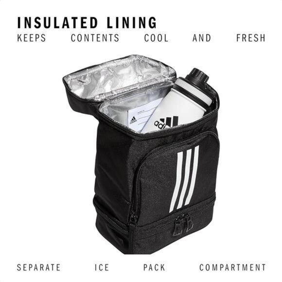 Excel Insulated Lunch Bag, Cooler with Zipper, Pocket for Ice Pack - Picture 2 of 7